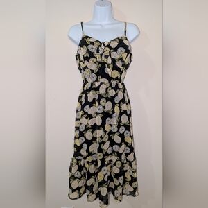 Cute Spring Summer Sun Dress Lemons Pin Up Style Like New